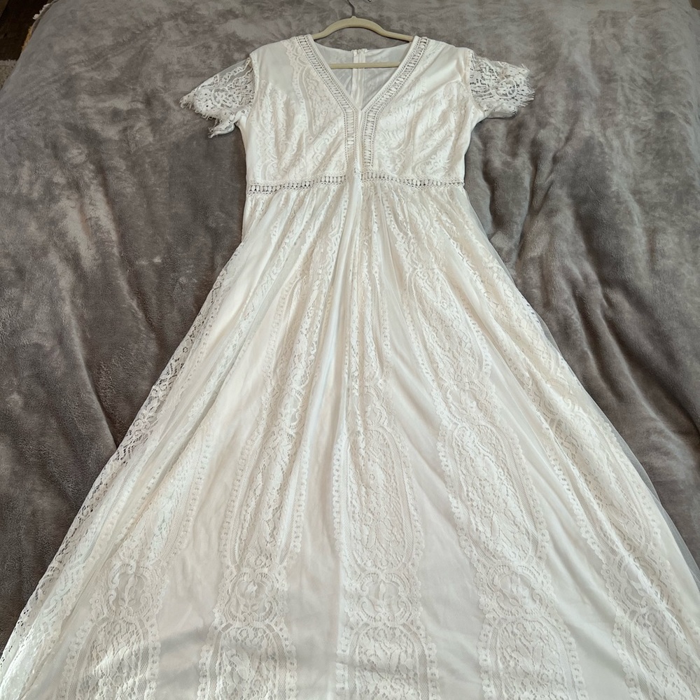 Maxi dress, Maternity, Women’s white Dress